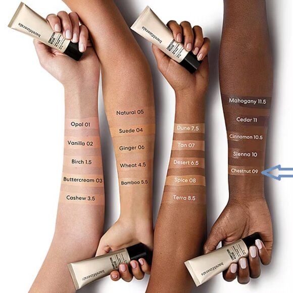 NIB BareMinerals CHESTNUT 0.9 Complexion Rescue Cream - Picture 4 of 4